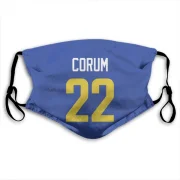 Blake Corum Los Angeles Rams  Face Mask - Royal