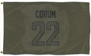 Blake Corum Los Angeles Rams  Flag (3 X 5) - Olive