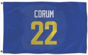 Blake Corum Los Angeles Rams  Flag (3 X 5) - Royal