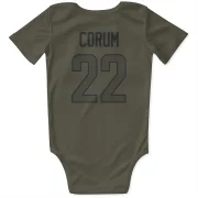 Blake Corum Los Angeles Rams  Infant & Newborn Bodysuit - Olive