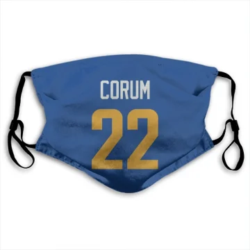 Blake Corum Los Angeles Rams   Royal  Face Mask - Gold