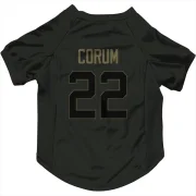 Blake Corum Los Angeles Rams  Service Dog & Cat Pet Jersey - Black