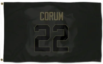 Blake Corum Los Angeles Rams  Service Flag (3 X 5) - Black