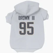 Bobby Brown III Los Angeles Rams  Dog & Cat Pet Hoodie - White