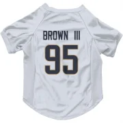 Bobby Brown III Los Angeles Rams  Dog & Cat Pet Jersey - White