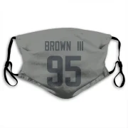 Bobby Brown III Los Angeles Rams  Face Mask - Gray