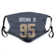 Bobby Brown III Los Angeles Rams  Face Mask - Navy