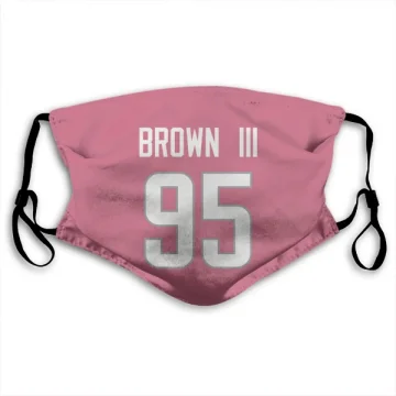 Bobby Brown III Los Angeles Rams  Face Mask - Pink