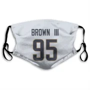 Bobby Brown III Los Angeles Rams  Face Mask - White