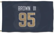 Bobby Brown III Los Angeles Rams  Flag (3 X 5) - Navy