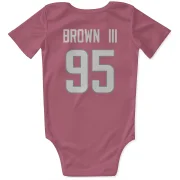 Bobby Brown III Los Angeles Rams  Infant & Newborn Bodysuit  - Pink