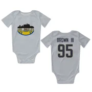 Bobby Brown III Los Angeles Rams  Infant & Newborn Bodysuit  - White