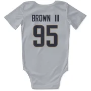 Bobby Brown III Los Angeles Rams  Infant & Newborn Bodysuit  - White