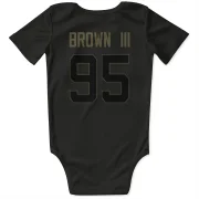 Bobby Brown III Los Angeles Rams  Service Infant & Newborn Bodysuit  - Black