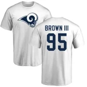 Bobby Brown III Men's Los Angeles Rams Pro Line Logo T-Shirt - White