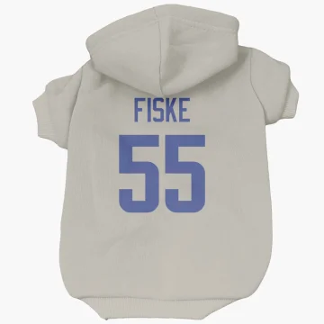 Braden Fiske Los Angeles Rams   Bone Dog & Cat Pet Hoodie