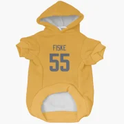 Braden Fiske Los Angeles Rams  Dog & Cat Pet Hoodie - Gold