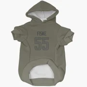 Braden Fiske Los Angeles Rams  Dog & Cat Pet Hoodie - Olive