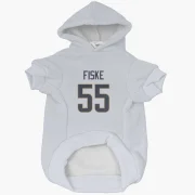 Braden Fiske Los Angeles Rams  Dog & Cat Pet Hoodie - White