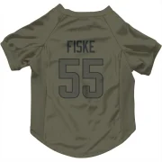 Braden Fiske Los Angeles Rams  Dog & Cat Pet Jersey - Olive