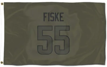 Braden Fiske Los Angeles Rams  Flag (3 X 5) - Olive