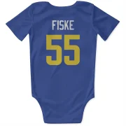 Braden Fiske Los Angeles Rams  Infant & Newborn Bodysuit - Royal