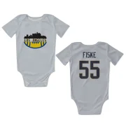 Braden Fiske Los Angeles Rams  Infant & Newborn Bodysuit - White