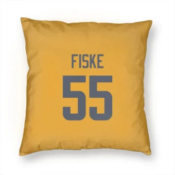 Braden Fiske Los Angeles Rams  Pillow Cover (18 X 18) - Gold