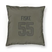 Braden Fiske Los Angeles Rams  Pillow Cover (18 X 18) - Olive