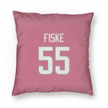 Braden Fiske Los Angeles Rams  Pillow Cover (18 X 18) - Pink