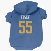 Braden Fiske Los Angeles Rams   Royal  Dog & Cat Pet Hoodie - Gold