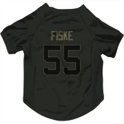 Braden Fiske Los Angeles Rams  Service Dog & Cat Pet Jersey - Black