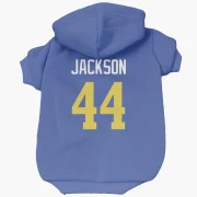 Brennan Jackson Los Angeles Rams  Dog & Cat Pet Hoodie - Royal