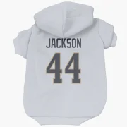 Brennan Jackson Los Angeles Rams  Dog & Cat Pet Hoodie - White