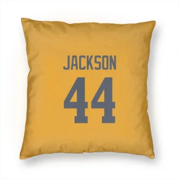 Brennan Jackson Los Angeles Rams  Pillow Cover (18 X 18) - Gold