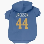 Brennan Jackson Los Angeles Rams   Royal  Dog & Cat Pet Hoodie - Gold