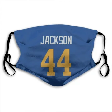 Brennan Jackson Los Angeles Rams   Royal  Face Mask - Gold