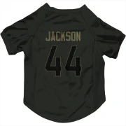 Brennan Jackson Los Angeles Rams  Service Dog & Cat Pet Jersey - Black