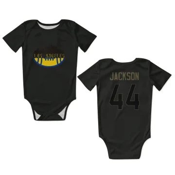 Brennan Jackson Los Angeles Rams  Service Infant & Newborn Bodysuit - Black