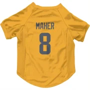 Brett Maher Los Angeles Rams  Dog & Cat Pet Jersey - Gold