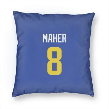 Brett Maher Los Angeles Rams  Pillow Cover (18 X 18) - Royal