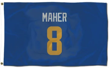 Brett Maher Los Angeles Rams   Royal  Flag (3 X 5) - Gold