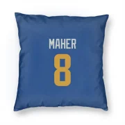 Brett Maher Los Angeles Rams   Royal  Pillow Cover (18 X 18) - Gold