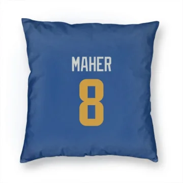 Brett Maher Los Angeles Rams   Royal  Pillow Cover (18 X 18) - Gold