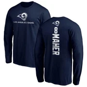 Brett Maher Youth Los Angeles Rams Backer Long Sleeve T-Shirt - Navy