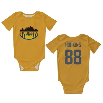 Brycen Hopkins Los Angeles Rams  Infant & Newborn Bodysuit  - Gold