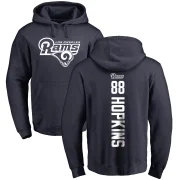 Brycen Hopkins Men's Los Angeles Rams Pro Line Backer Pullover Hoodie Navy