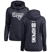 Brycen Hopkins Women's Los Angeles Rams Pro Line Backer Pullover Hoodie Navy