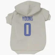 Byron Young Los Angeles Rams   Bone Dog & Cat Pet Hoodie