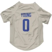 Byron Young Los Angeles Rams   Bone Dog & Cat Pet Jersey